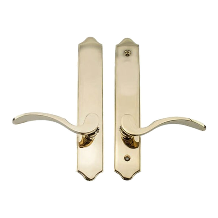 True Elegance 10" Passive Handle Set – Arch Top, Transitional Curved Levers