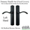 100 Series Regency Dummy Lever – Left Hand, Arched Plate