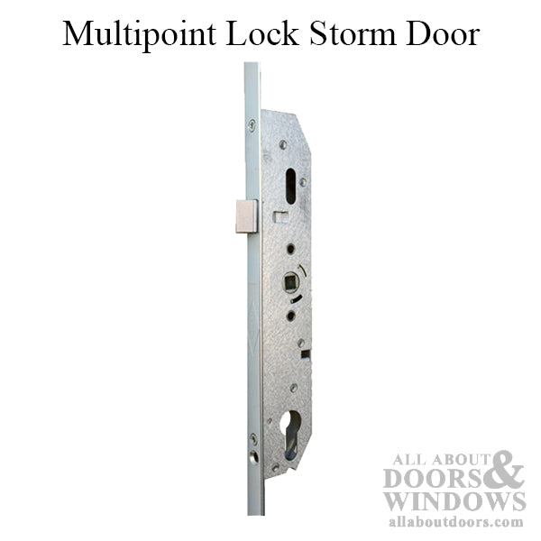 Pella Storm Door Multipoint Lock with Hooks and Spring Latch – 25mm Backset, 92mm PZ