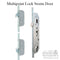 Pella Storm Door Multipoint Lock with Hooks and Spring Latch – 25mm Backset, 92mm PZ