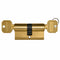 Marks Euro SlimLine Profile Cylinder – 60mm, KW1 Keyway, Double Cylinder