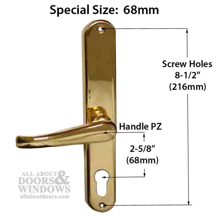 Schlegel Multi-Point Lock Body Replacement – 55mm Backset, 68mm Handle Spacing