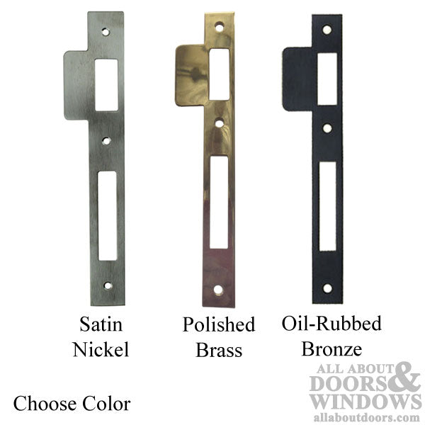 Mortise Lock Strike Plate – 8-1/8" Length