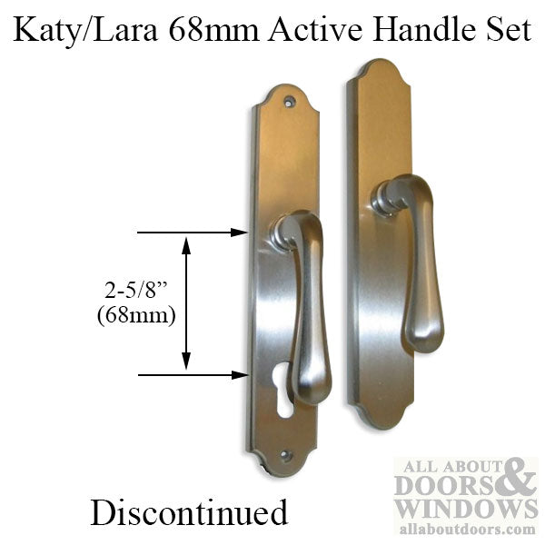 Amesbury Katy/Lara Lever Handleset – 68mm PZ, Oil Rubbed Bronze