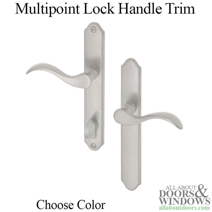 Inactive Multipoint Trim with Half Cylinder – 1-3/4" Door
