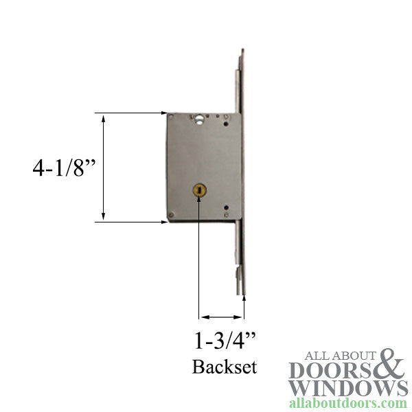 Sentinel Multipoint Sliding Door Lock – 45mm Backset, Radius Ends