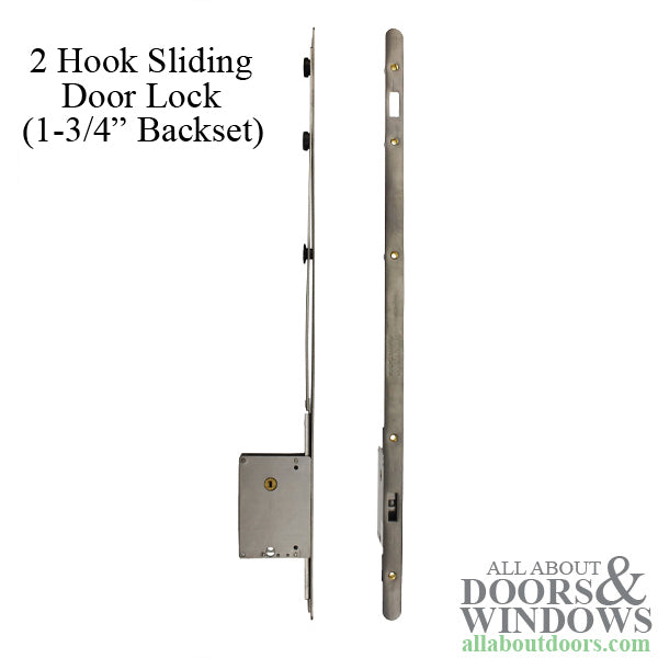Sentinel Multipoint Sliding Door Lock – 45mm Backset, Radius Ends