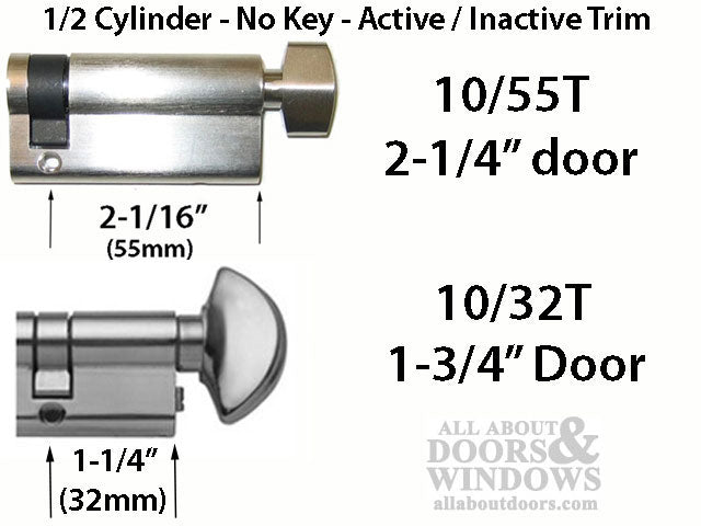 Lever Handleset Trim for Pella/Cifial Single Point Lock – 85mm PZ, Satin Nickel