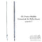 Ferco Shootbolt Extension for Doors Over 81" – 500mm Length, 16mm Faceplate