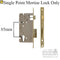 Pella Replacement Mortise Lock – 85mm PZ, 60mm Backset