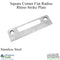 Amesbury Rhino Strike for Multipoint Locks – Stainless Steel