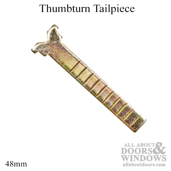 Thumb-Turn Tailpiece for Mortise Locks – 48mm
