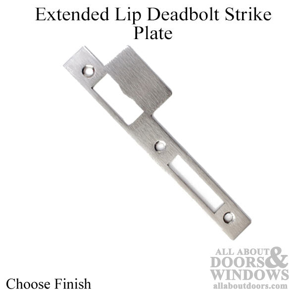 GU Square End Strike Plate for 2-1/4" Doors