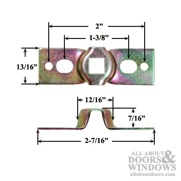 GU Full Dummy Plate – 8mm Shaft, Without Spindle