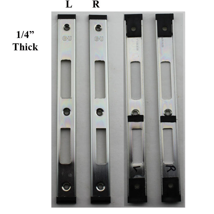 G-U Ferco Latch & Deadbolt Strike Plate – Right Hand, 1/4" Raised