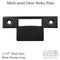 Ferco/G-U Multipoint Strike Plate – Square Ends, Black Powder Coat