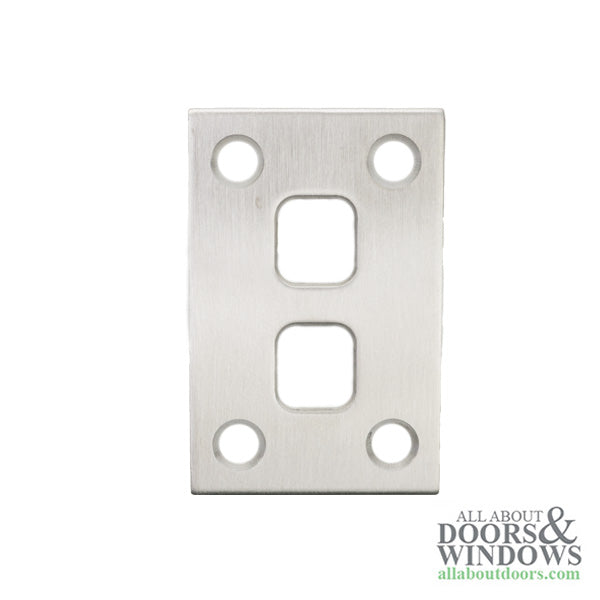 Double Shootbolt Strike Plate for P3000 Multipoint Locks – Stainless Steel