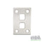 Double Shootbolt Strike Plate for P3000 Multipoint Locks – Stainless Steel