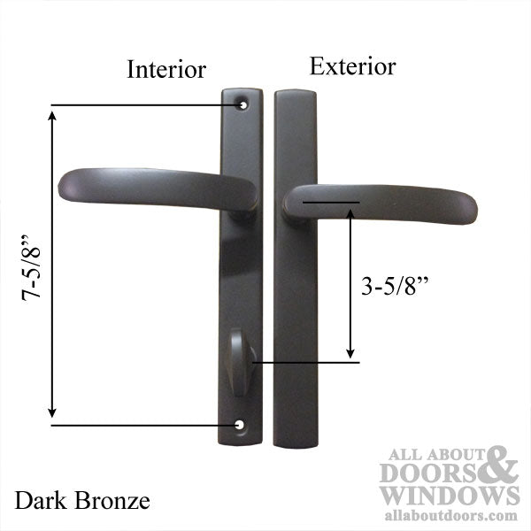GU 4146 Allegro Trim Set – 92mm PZ, Dark Bronze