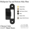 GU/Ferco Multipoint Top & Bottom Strike Plate for 2-1/4" Doors