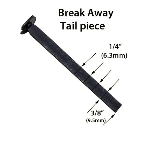 American Cylinder with Flat Tail Piece – 2-1/2" Length
