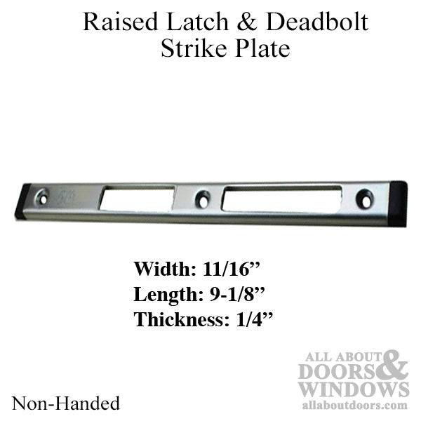 GU Secury Raised Strike Plate – 18mm Wide, 232mm Length