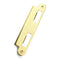 GU/Ferco Latch and Deadbolt Keeper for 2-1/4" Doors – Polished Brass
