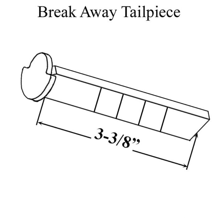GU/Ferco Extended Tail Piece – 3-3/8" Length