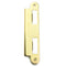 G-U / Ferco Latch and Deadbolt Keeper for 1-3/4" Doors – Polished Brass