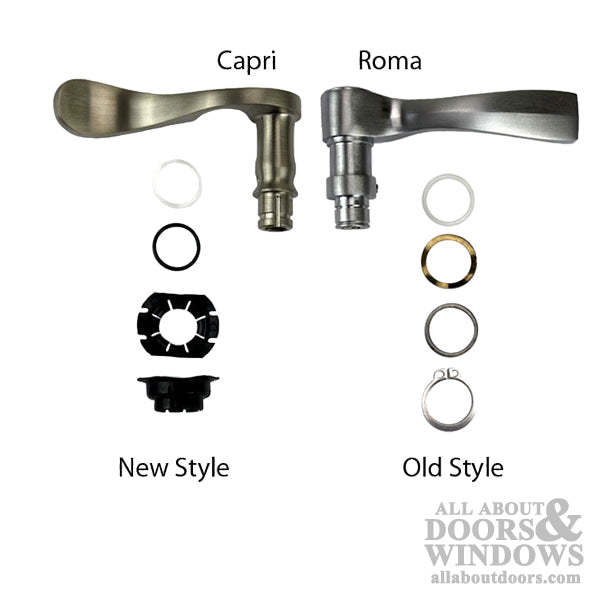 G-U Capri Lever for Active Handlesets – Right Hand, Polished Brass
