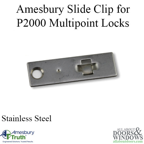 Amesbury P2000 Slide Clip – Stainless Steel