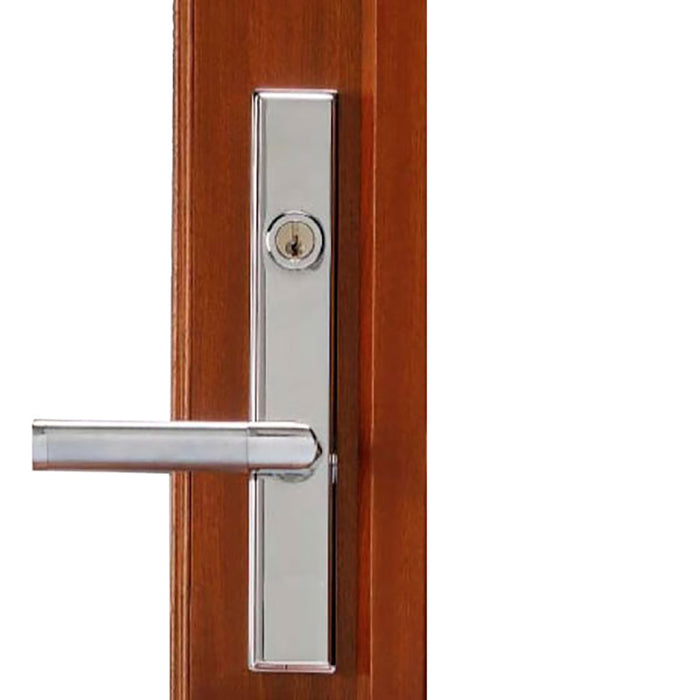 Winkhaus Mercury Handleset Trim for One-Motion Multipoint Lock – Bright Chrome