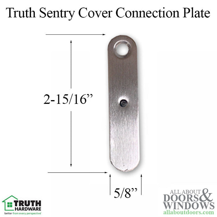 20mm Cover Connection Plate – Stainless Steel