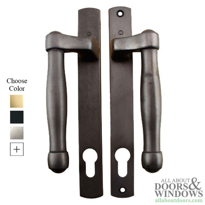 Fuhr Sliding Patio Door Handle Set – L-Type, Active, 120mm PZ