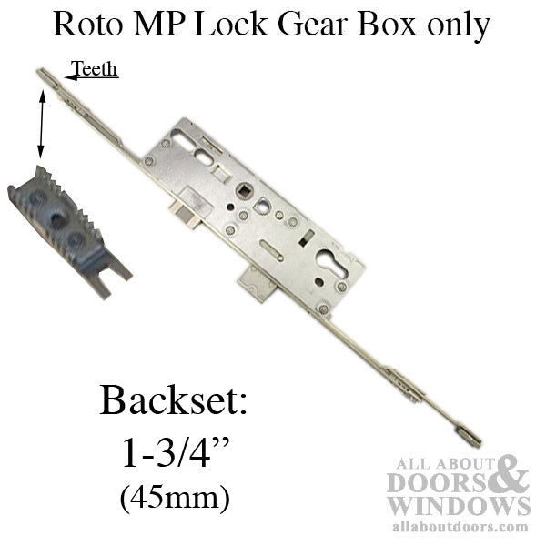 Roto Multipoint Lock Gear – 45mm Backset, 16mm Faceplate