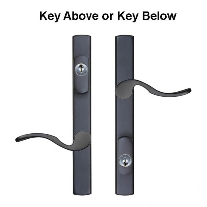 Multipoint Handleset – 92mm PZ, Antique Brass