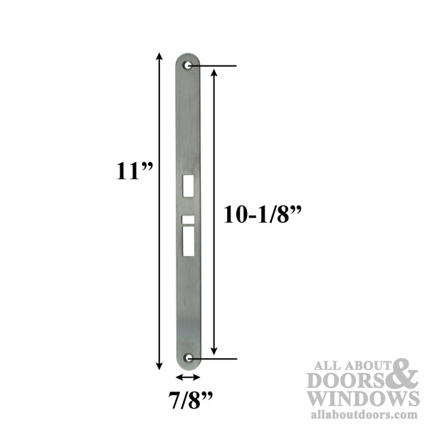 Marvin Lock Cover Plate for Hinged Patio Door – Active Panel, 7/8" x 11"