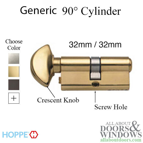 Hoppe 32/32 Active Keyed Euro Profile Cylinder – Schlage SC-1 Keyway