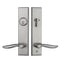 Multipoint Handleset – Brushed Nickel, Modern Lever