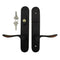 Marvin Traditional Active Handle Set Trim for Multipoint Doors – Dark Bronze