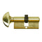 Hoppe 90° Keyed Profile Cylinder with Crescent Knob – Rustic Umber
