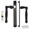 Fuhr Sliding Patio Door Dummy Handle Set – L Style, Antique Brass