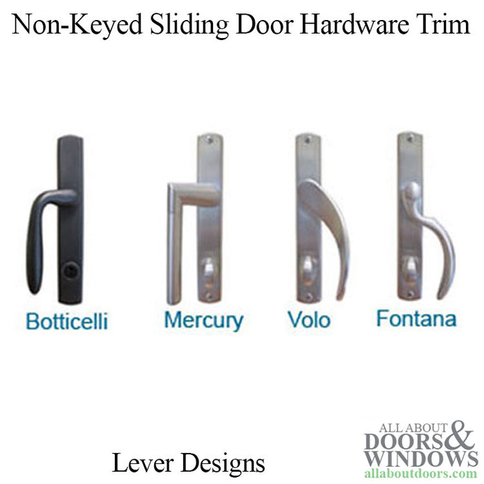 Winkhaus Fontana Sliding Door Handle Trim – Patio Function, Non-Keyed