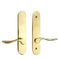 Marvin Inactive/Dummy Trim for Hinged Passive Doors – PVD Polished Brass