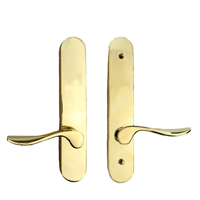 Marvin Inactive/Dummy Trim for Hinged Passive Doors – PVD Polished Brass
