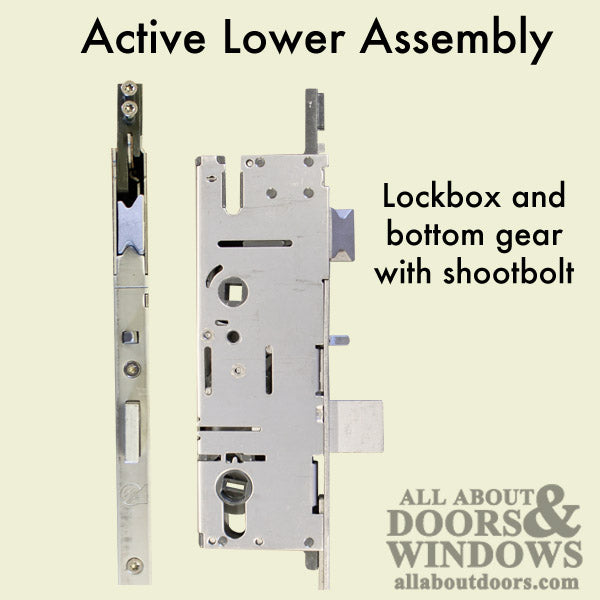 GU P2000 Active Lower Gear with Shootbolt – 45mm Backset, 92mm PZ, 36" Handle Height