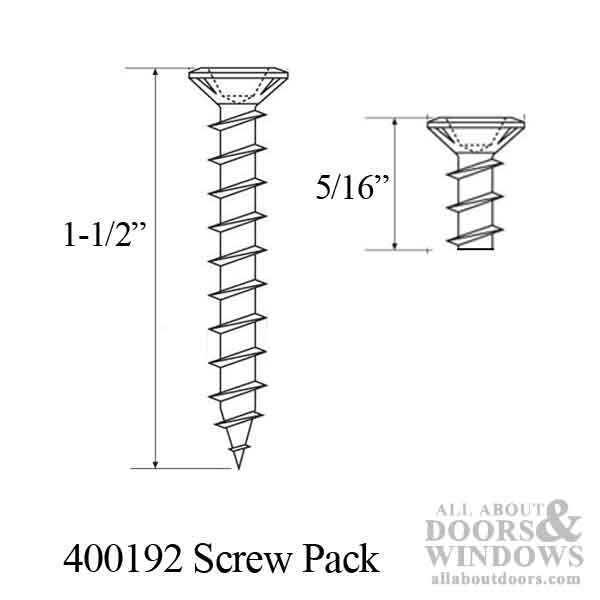 Trilennium Faceplate & Installation Screw Pack – Stainless Steel, 14 Screws
