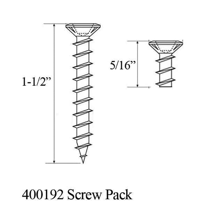 Trilennium Faceplate & Installation Screw Pack – Stainless Steel, 14 Screws