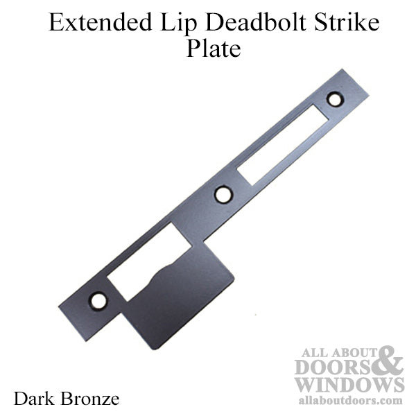 GU Square End Strike Plate for 2-1/4" Doors