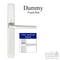 Hoppe Frankfurt Dummy Handleset for Multipoint Doors – Silver